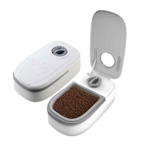 Distributeur de Croquettes Compact Premium - Design Moderne et Élégant - Matériau PP Alimentaire Haute Qualité - Idéale pour Chats et Petits Chiens