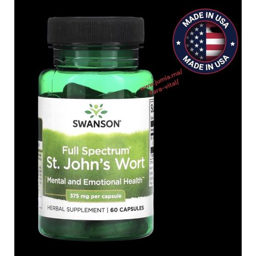 Johns wort à spectre complet 375 mg 60 capsules