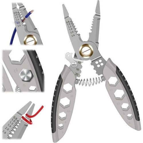 Pince à dénuder multifonction pour Dénuder, Couper, Sertir et Diviser