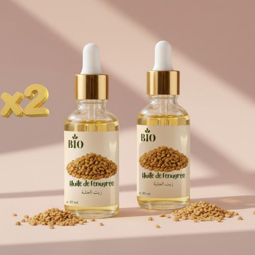 Pack x2 Huile de Fenugrec 30 ml Qualité Premium