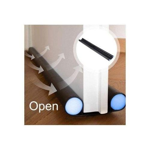 Bande Étanchéité Flexible Isolante pour Bas de Porte, Réduction du Bruit, Anti-Poussière et Anti-Insectes