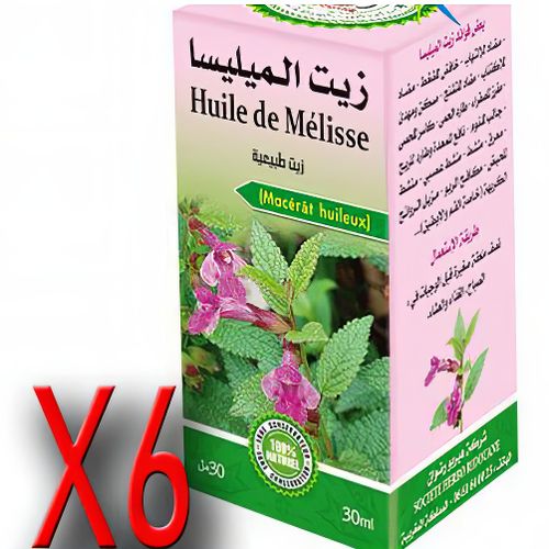 Huile de melisse - 30ml X6