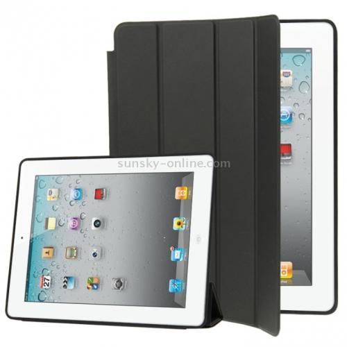 Coque pour iPad 4/iPad 3/iPad 2 cuir pliable Slim Smart Cover (noir)
