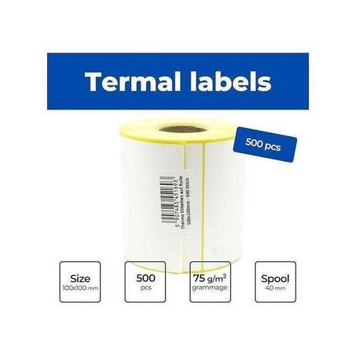 1 Rouleau détiquettes 500 dexpédition 100mm X 100mm rouleau détiquettes logistiques