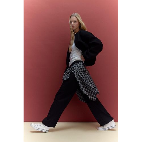 Pantalon Coupe droite Femme Noir