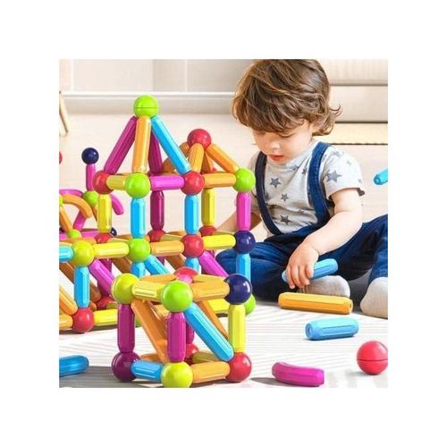 Kit de Construction Magnétique 42Pcs pour Enfants