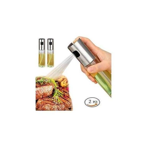 Vaporisateur d'Huile, Spray Huile et vinaigre, Bouteille d'huile en Verre, Distributeur d'huile pour BBQ, Salade - 100ml
