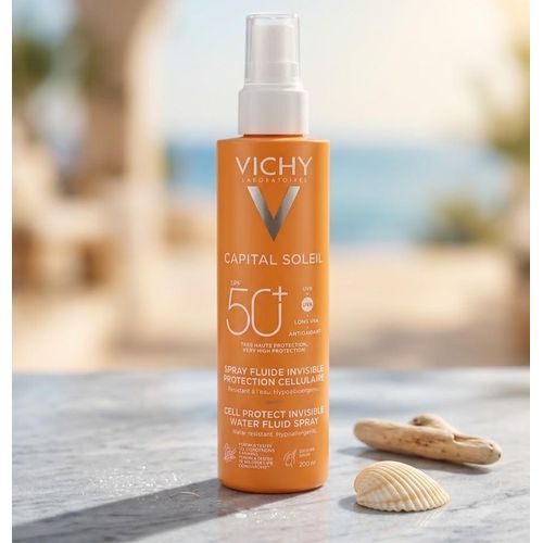 Capital Soleil Spf50+ Spray Fluide Invisible Protection Cellulaire 200ml CORPS ET VISAGE