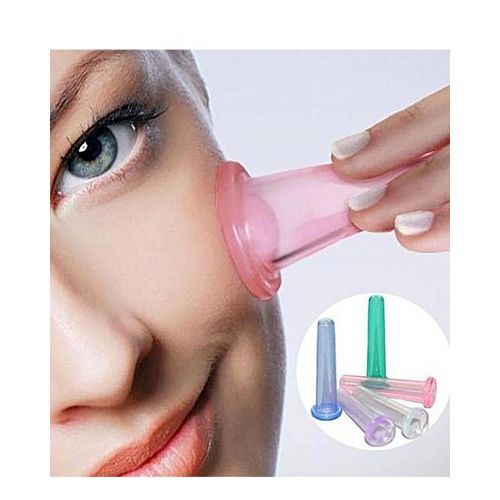 Massage Vacuum Cup Facial Eye Part Anti Cellulite 2 Ventouses Visage en silicone