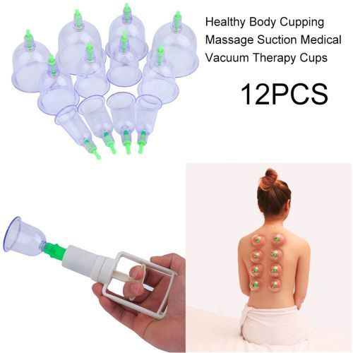 Hijama Ventouses Massage Relaxation de Thérapie 12 tasses 1 Pompe D'aspiration