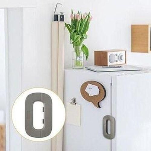 Loquet de verrouillage de sécurité pour porte maison, réfrigérateur, congélateur, anti-pincement pour bébé.