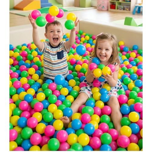 Pack de 50 Balles Colorées pour Enfants – Idéal pour Piscines à Balles et Aires de Jeux