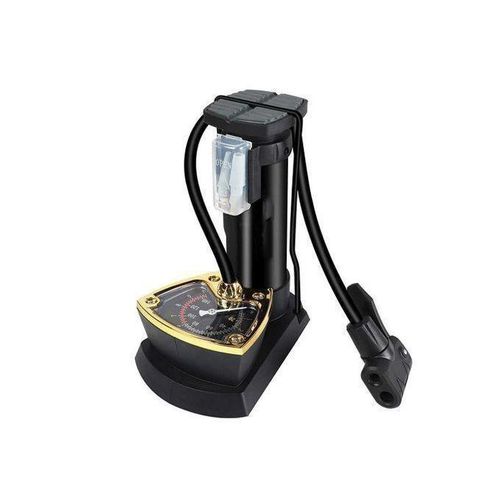 Mini Pomps à Pied avec Manomètre - pomps portable, gonfleur à pied, pomps air
