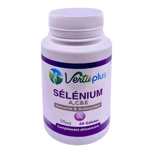 Sélénium - Immunité & Antioxydant - 55µg 60 Gélules