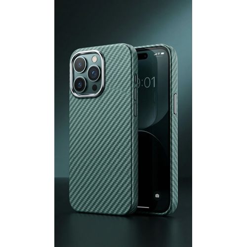 Coque iPhone 14 Pro Carbone Antichoc – Pochette Protection Caméra Métal