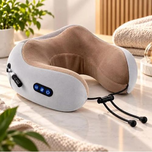 Appareil de Massage pour le Cou et la Nuque à Mémoire de Forme – Relaxation et Confort Optimal Couleurs assorties
