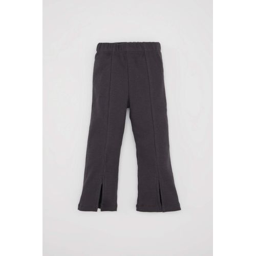 سروال ليجنج بناتي برجل واسع مضلع