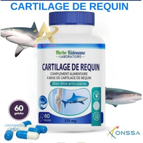 Cartilage de Requin - arthrite 60 gélules 350mg