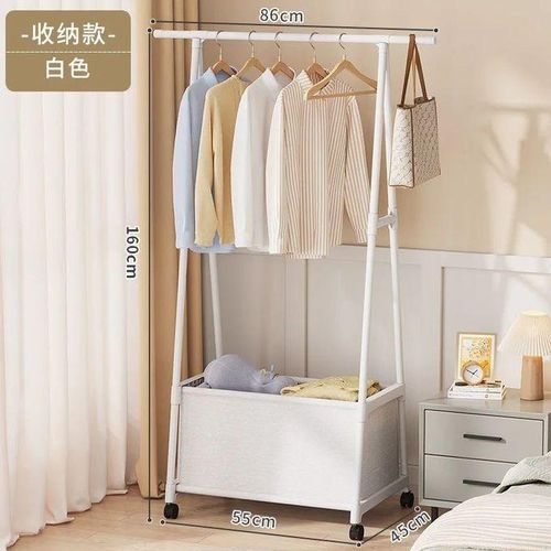 Porte-vêtements de style simple, support de rangement Porte-manteau multifonctionnel