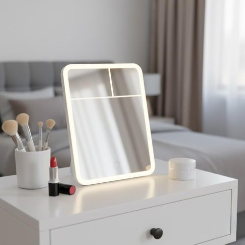 Miroir de Maquillage LED - L'Éclairage Studio pour un Maquillage Impeccable