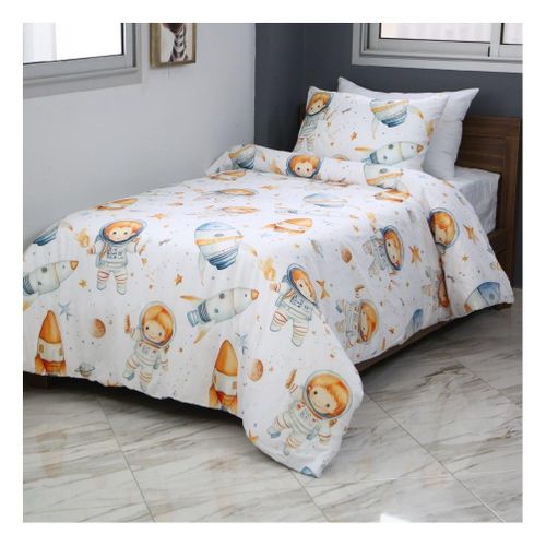 Housse de Couette Enfant Mission Dodo Rversible une place 160x220 cm