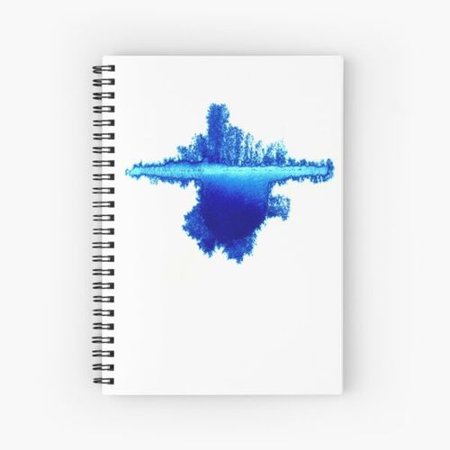 Blue Melt Landscape Spiral Notebook Bloc note