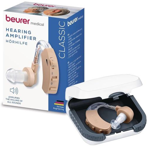 Amplificateur auditif contour d'oreille Beurer HA 20 - Volume réglable - Beige