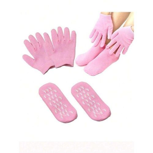 Gants hydratantes avec chaussettes exfoliantes pour traitement exfoliant, soin pour les pieds et les mains