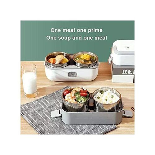 Boîte repas chauffante multifonction pour repas chauds partout