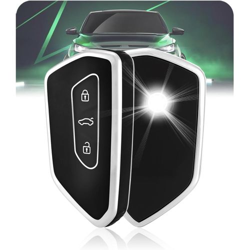 Coque Clé Voiture, Étui Cle Etui Clef Protecteur Cache Cles pour Skoda Octavia 4 Enyaq Kodiaq (couleur et design aléatoire)