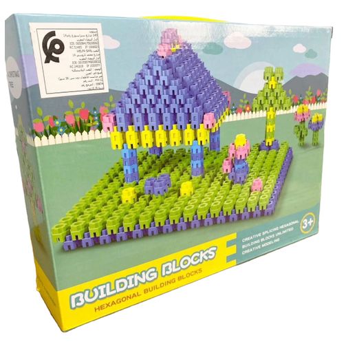 Jeu Creative de Blocks hexagonaux, Entraînement de l'habileté manuelle et de la cognition, Cadeau pour les Enfants Bébés