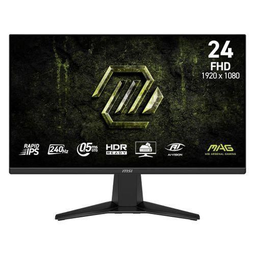 MAG 245F X24 – Écran Gamer 24.5 Full HD Rapid IPS – 240Hz – 0.5ms (Neuf)