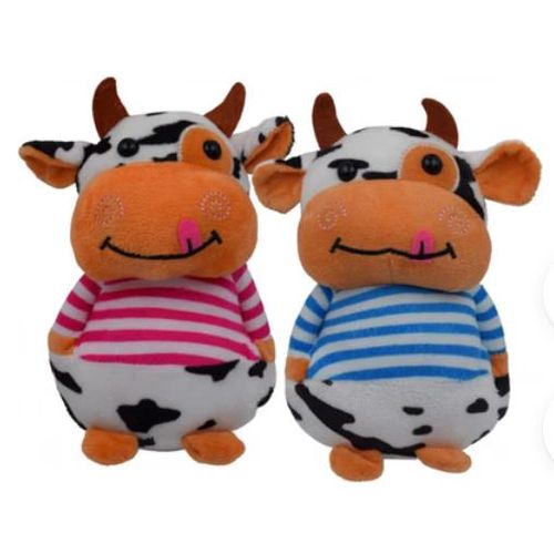 2 Nounours, 2 vaches en Peluche Doux 18 cm// Jouet de bébés // Cadeau d'anniversaire