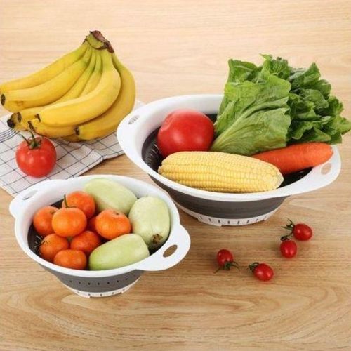 Passoire pliable en silicone et passoire pour légumes et fruits, fournitures de cuisine