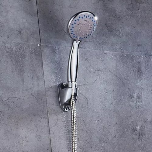Pomme douche de salle de bains douche à main 5 fonctions + tuyau de douche 1.2 M + support de douche