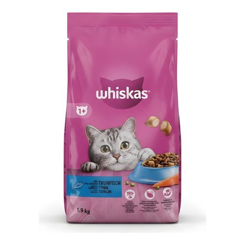 Croquettes Pour Chat Adulte Au Thon - Alimentation Complète Pour Felins - Saveur Poisson - 1.9 Kg
