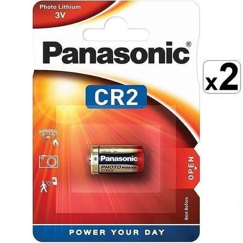 2 Piles 3V CR2 au Lithium 3 volts Pour Appareil Photo, Lot de 2 Batteries 3V CR2