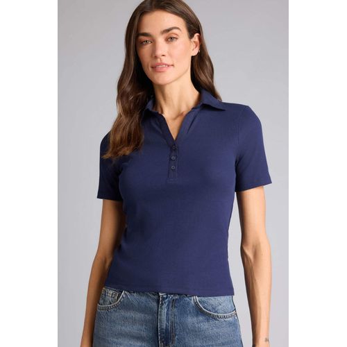 T-shirt polo côtelé Coupe slim