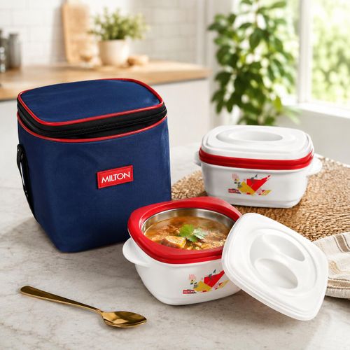 Boîte à Lunch Isotherme avec Sac de Transport – Conteneur Alimentaire Hermétique pour Repas Chauds et Froids