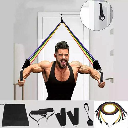 Kit Bandes Élastiques de Musculation 11 Pièces – Fitness et Sport