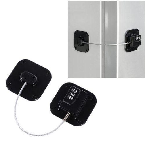 Cadenas à Code Digital pour Réfrigérateur & Placard – Système Anti-Vol Câble, Protection Enfant, Sans Perçage