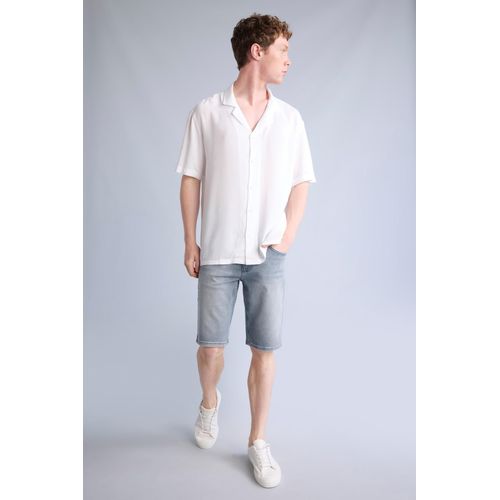 Short Bermuda en jean ultra-doux Coupe slim