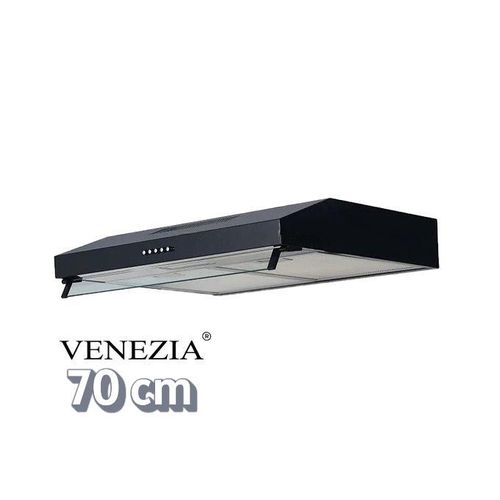 Hotte casquette Noir 70cm - deux moteurs- deux filtres - Made in Turcy