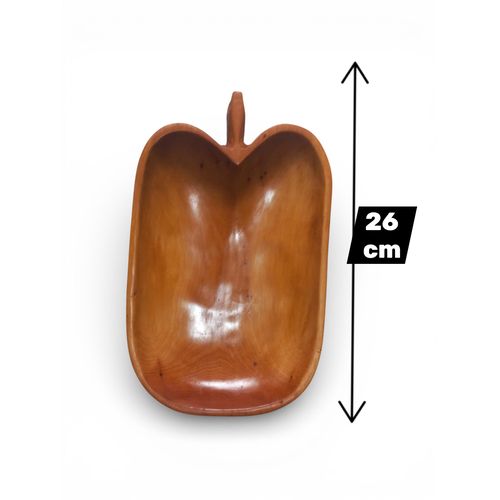 Plat artisanal en bois de thuya