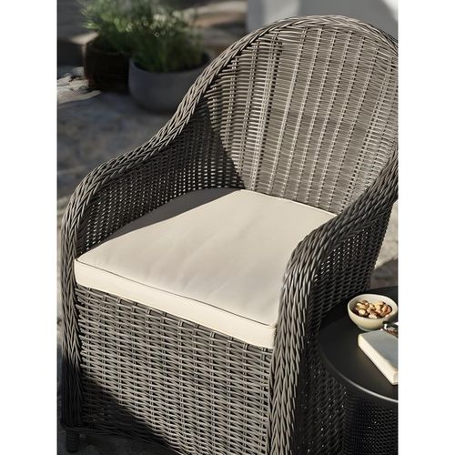 Coussin d'assise - Séchage rapide - Pour chaise de jardin - Beige