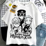 product_image_name-BENYAHYA STORE-قميص أوطاكو تيشرت مانكا أنيمي ياباني ملابس رجال نساء لباس أوتاكو أولاد بنات تيشورت - Tshirt Anime T-shirt hanako kun Manga Teshirt Toilet Bound Otaku Teeshort Cosplay-1