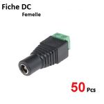 product_image_name-Generic-50 Pcs Fiche DC Connecteur Femelle, Alimentation simple & efficace-1