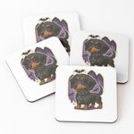 product_image_name-Generic-4 Dessous de Verre Teckel gothique - Mignon, sombre et adorable ! sous tasse unique -1