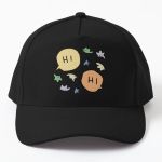 product_image_name-Generic-casquette personnalisée heartstopper salut avec des feuilles  casquette noire unique-1