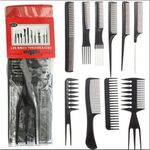product_image_name-Generic- Pack de 10 Peignes Professionnels+12 Pinces à Cheveux-2